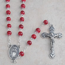 Glass beads rosary